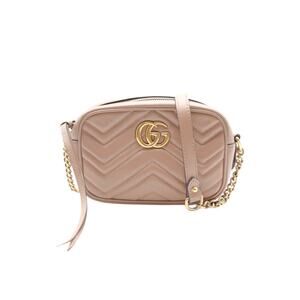 GG Marmont Mini Crossbody Bag In Taupe